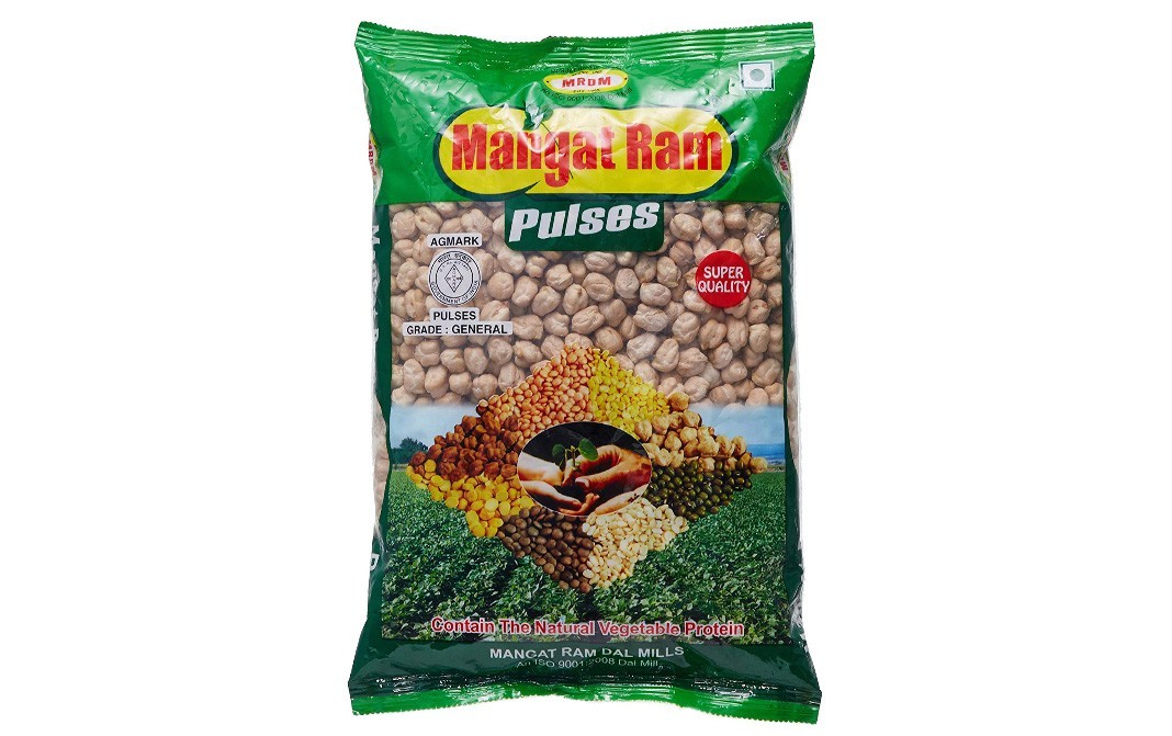 Mangat Ram Saffed Chana (Dollar)    Pack  1 kilogram